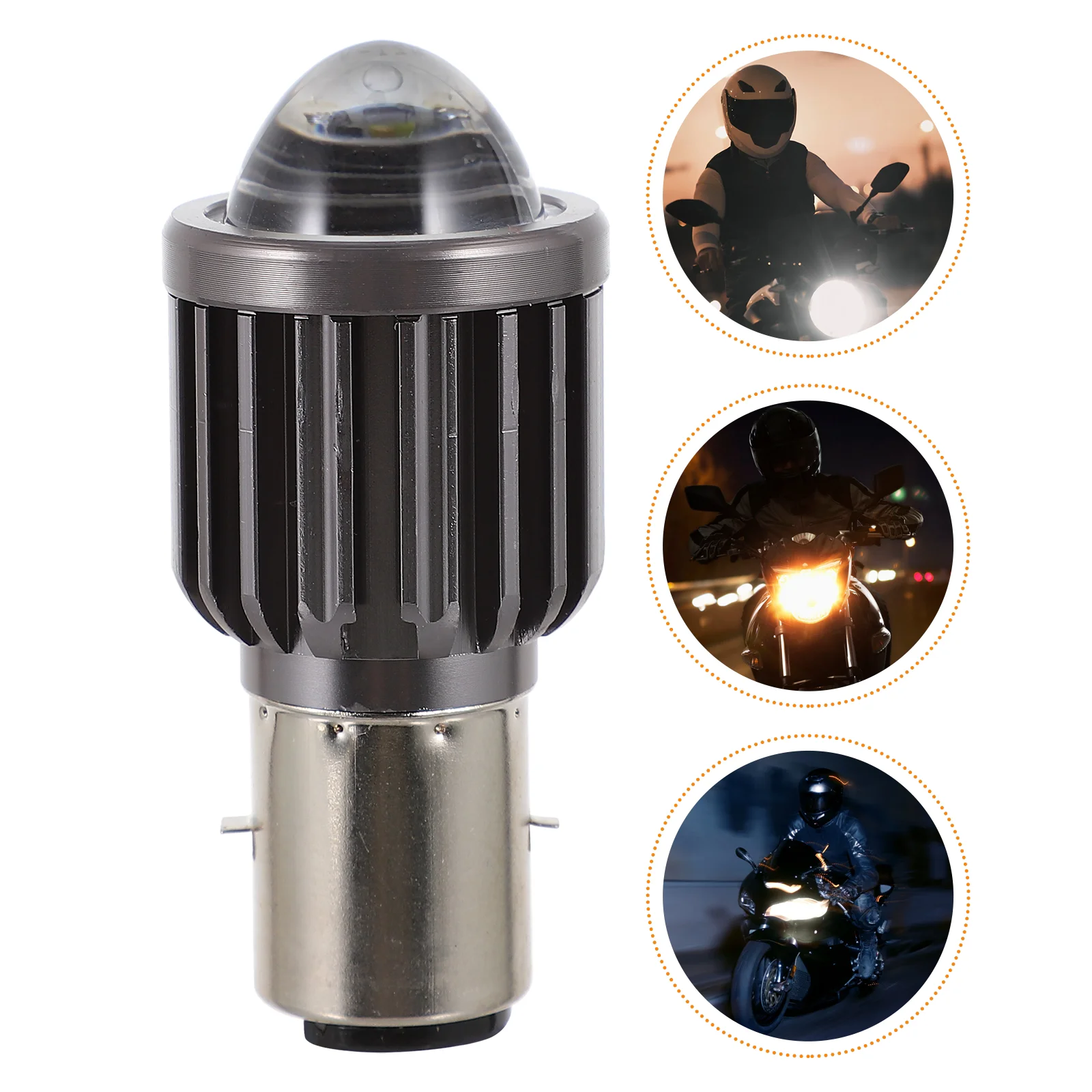 

1PC Creative Practical Useful High Low Beam Motorbike Modified Light Night Driving Light