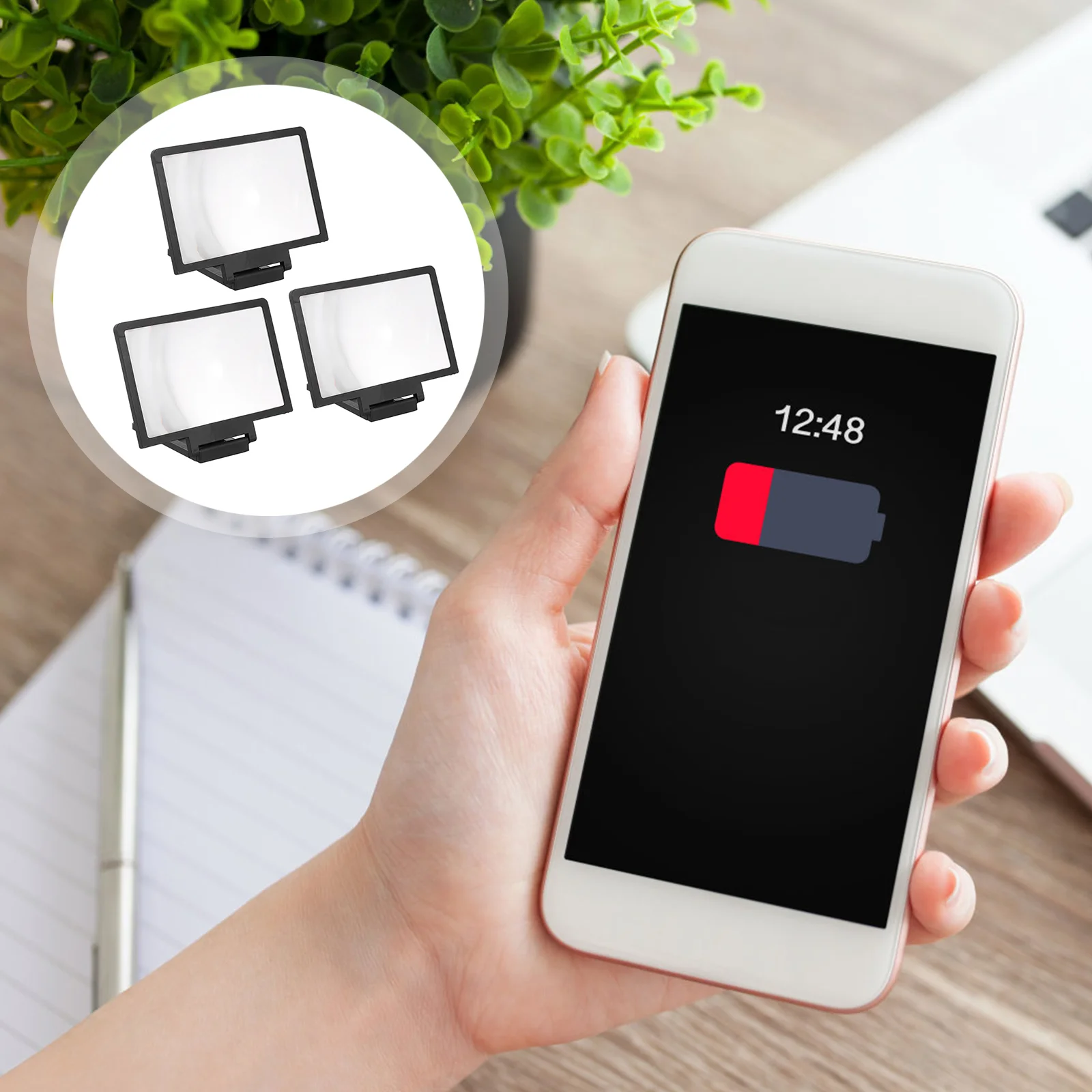 3 шт. увеличительное стекло для телефона