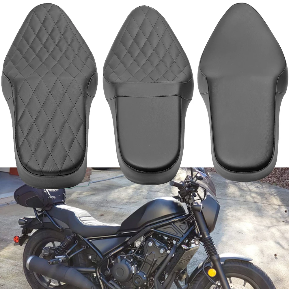Мотоциклетное черное Сменное сиденье для Honda CMX Rebel 300 500 2017-2022 полосатые алмазные