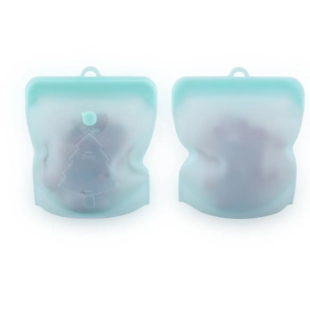 Пищевой силиконовый Пакет для сохранения свежести без ручки с указателем даты