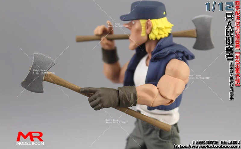 Масштаб 1/12 пластиковый нож для нарезки молоток костыль оружие модель оружия