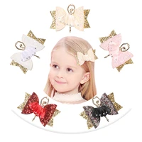 3pcsset ballet dancing girls hair clips golden alloy and rhinestone hairpins shining barrettes for kids ornamental accessories