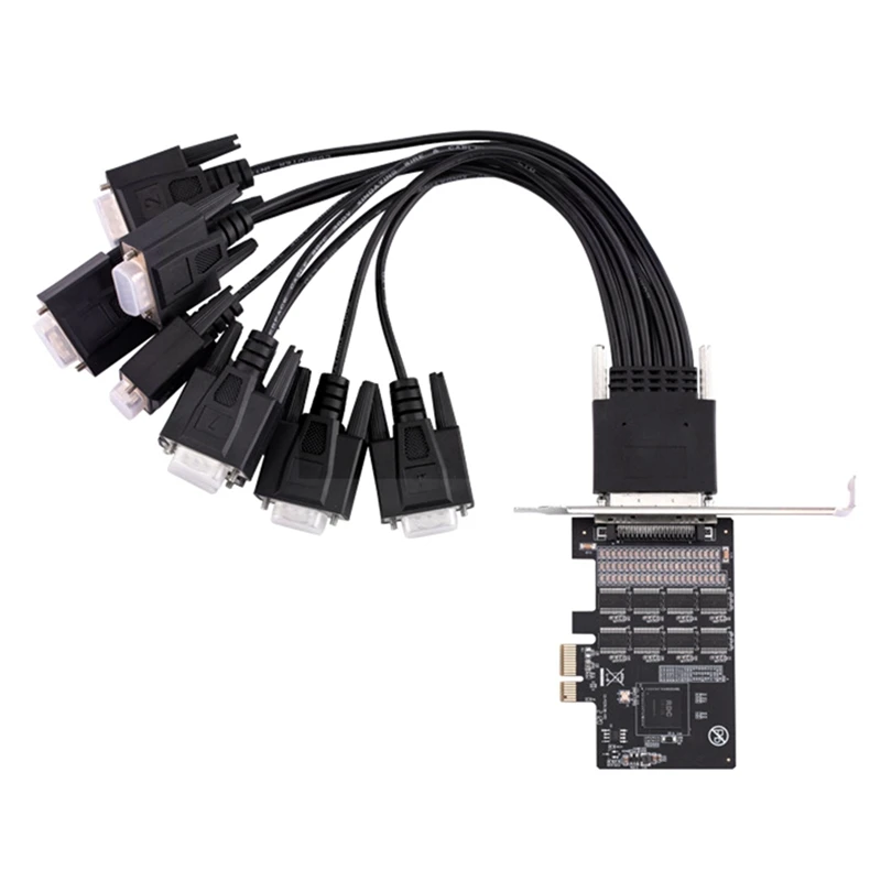 

PCIE к 8-портовому RS232 PCIE к многопоследовательной карте RS232, промышленная плата ввода/вывода PCI-Express