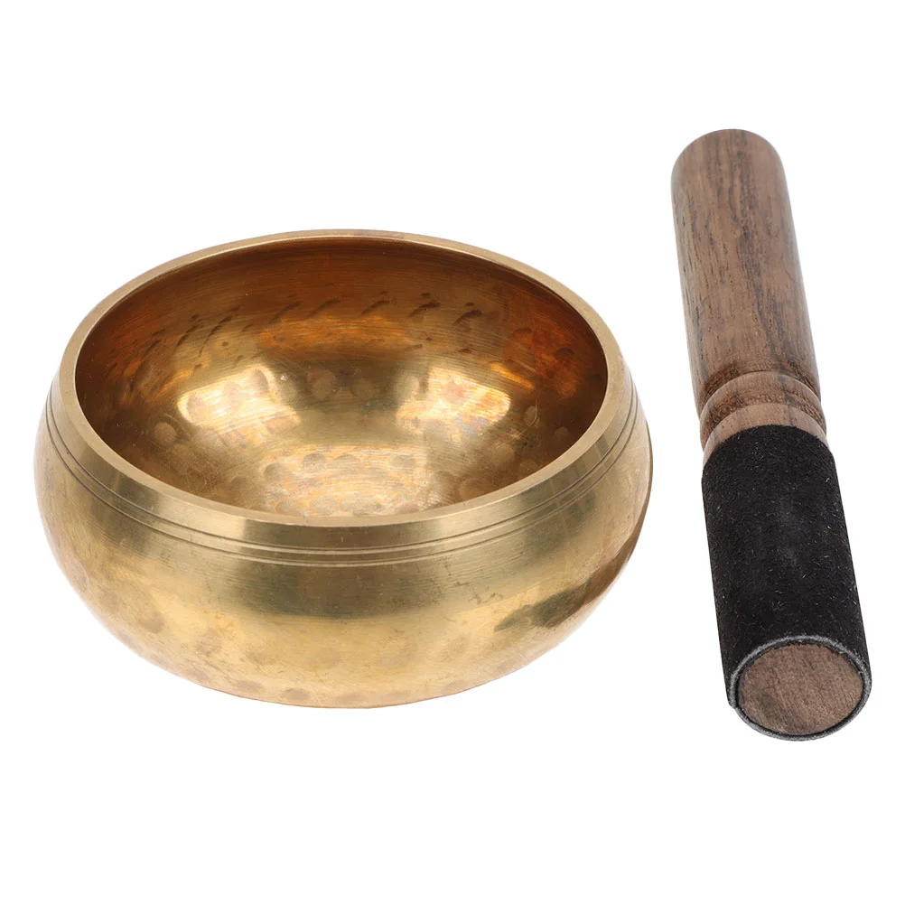 

Tibetan Singing Bowl Mallet Set: Meditation Sound Bowl Hand Hammered Sing Sound Bowls for Mindfulness Yoga Chakra Spiritual