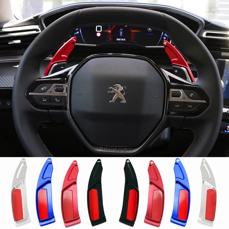 

For Peugeot 3008 4008 5008 steering wheel modified aluminum alloy extended shift paddles