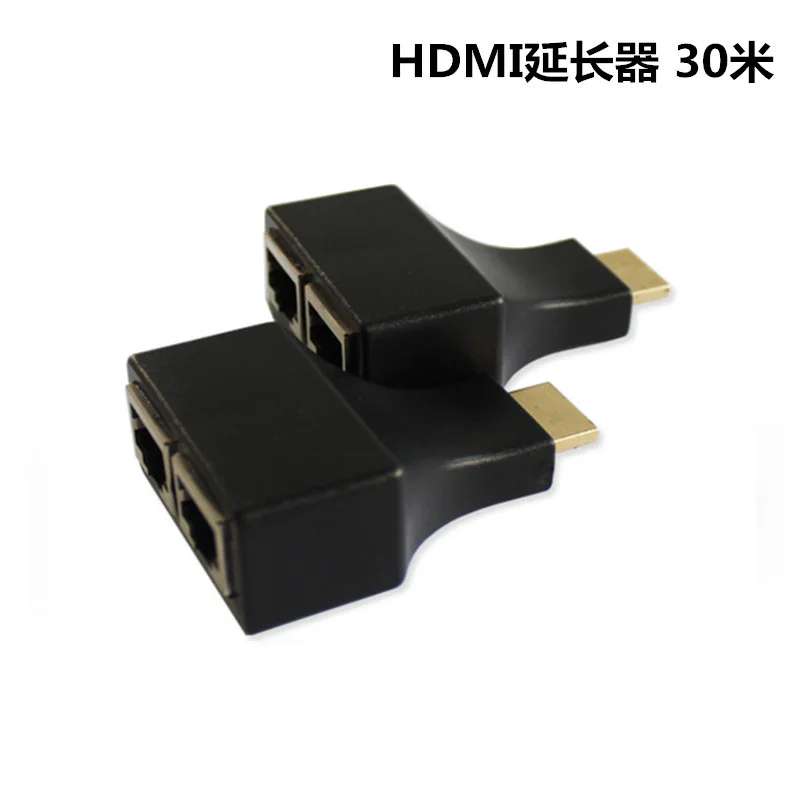 

20Pcs 10Pair 4K HDMI Extender Up To 30m Over Extension 30m Over CAT5e / CAT6 UTP Ethernet Cable RJ45 Ports LAN Network For PC