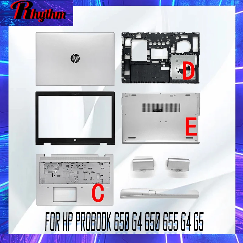 

New Laptop Lcd Back Cover/Front Bezel/Palrmest/Bottom Case/Hinge Cover For HP Probook 650 G4 650 655 G4 G5 Back Cover Top Case