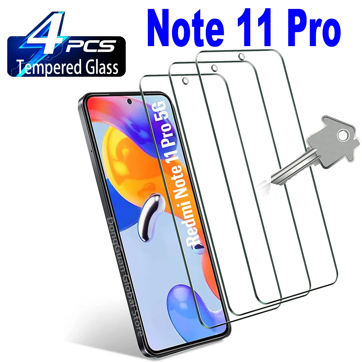 Закаленное защитное стекло для Xiaomi Redmi Note 11 Pro