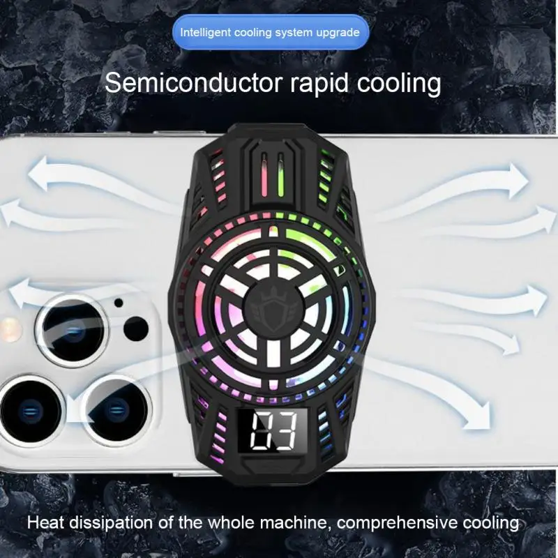

Полупроводниковый радиатор S06, охлаждающий тихий вентилятор, игровой радиатор для мобильных игр PUBG Mobile, 3 цвета на выбор