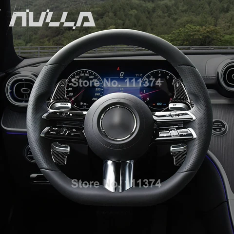 Настоящие переключатели из углеродного волокна для Benz AMG E53 SL43 55 GLS63 GLE53 GT43 GLC W213 EQE EQS Sedan GLS 63 SUV GLE 53 GLE 63