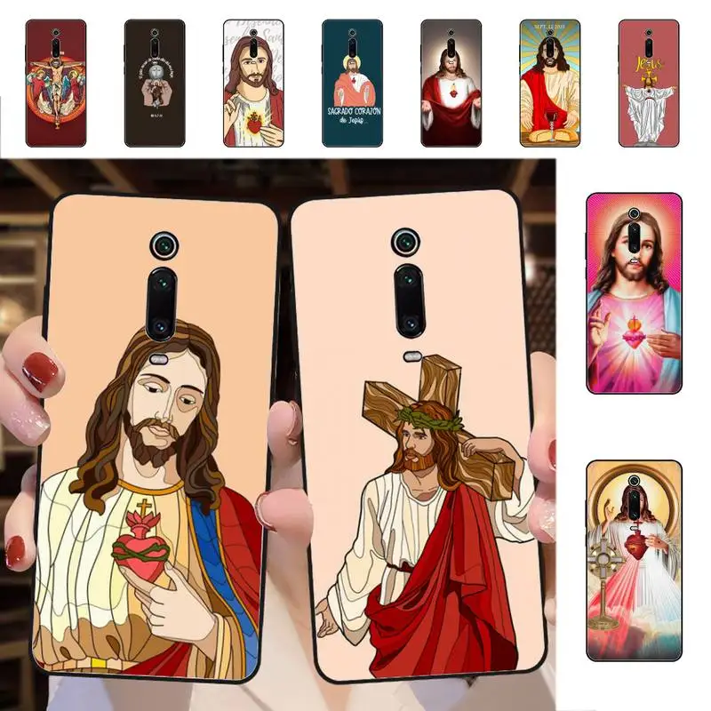 

YNDFCNB Jesus Christ God bless you Phone Case for Redmi 5 6 7 8 9 A 5plus K20 4X S2 GO 6 K30 pro