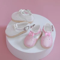 bjd doll shoes 30cm fashion white pink pu leather shoes sandals for 16 bjd yosd shoes doll clothing accessories