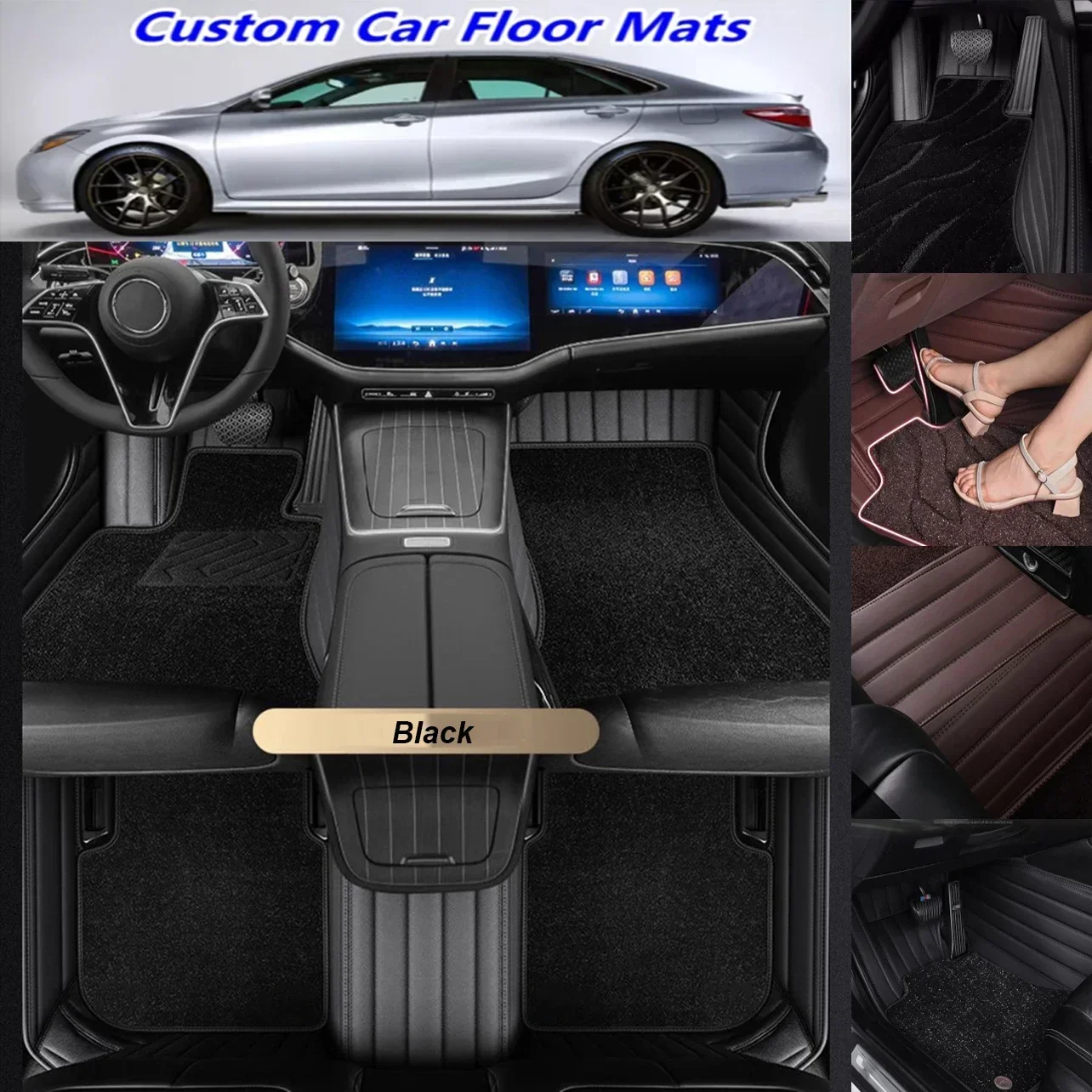 

Двухслойные автомобильные коврики для ZOTYE Z500 T600 SR7 SR9 DMX5 DMX7 Z300 T700 T300 Z700 Автомобильные ковры Вкладыши для ног Автомобильные аксессуары