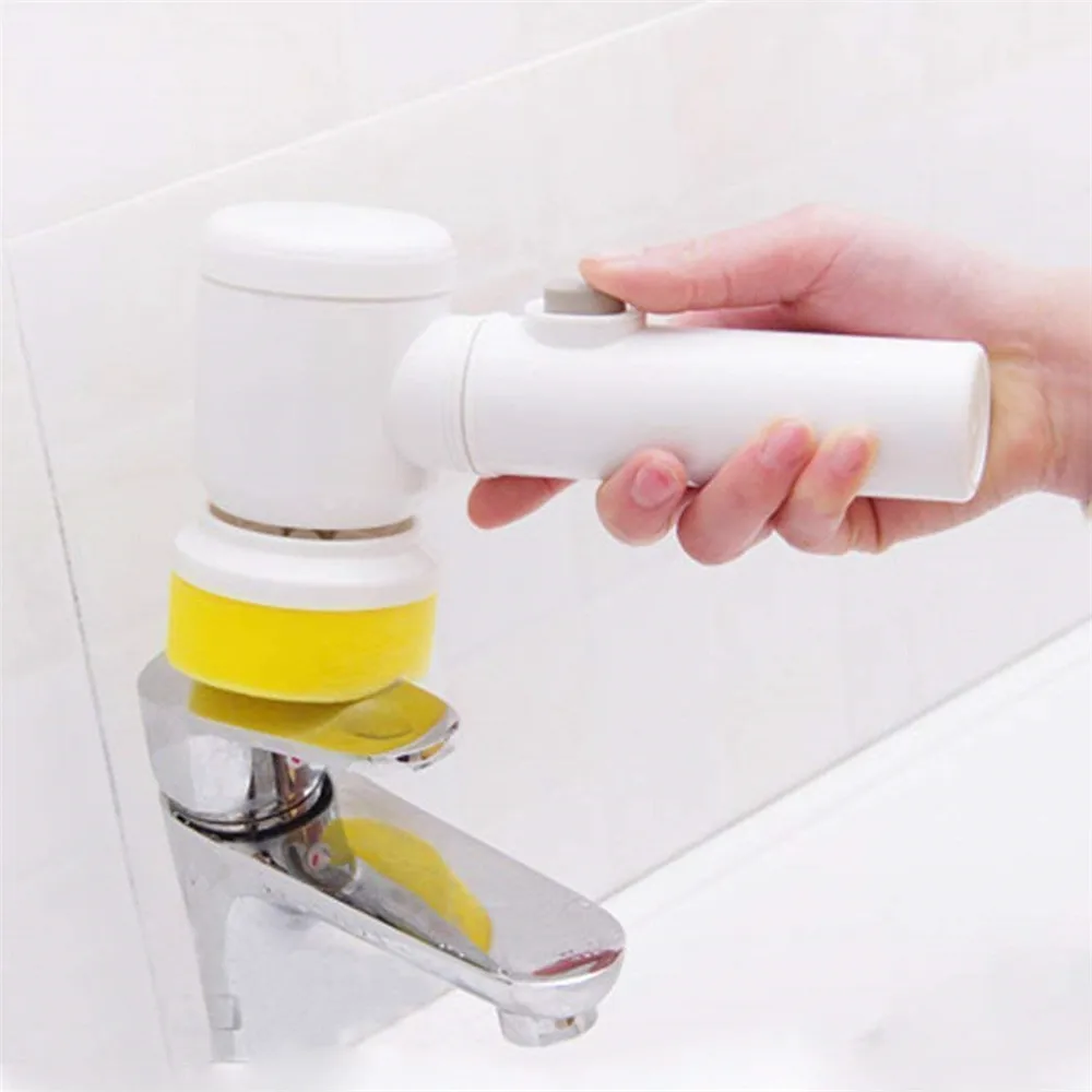 

5 In 1 Multifunctional Magic Electric Cleaning Brush Bathroom Scrubber Kitchen Bathtub Pratical Cleaner Window Brush Cleaner