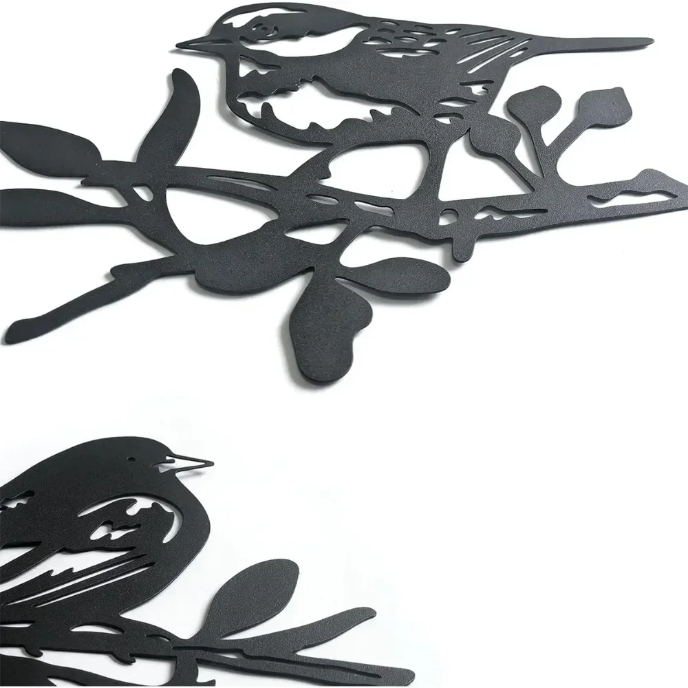 Металлический Настенный Художественный Силуэт Животных И Птиц