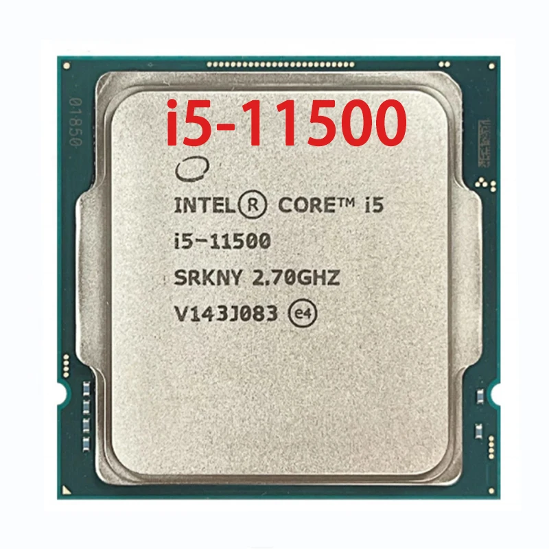 

Процессор Intel Core i5-11500 i5 11500 2,7 ГГц шестиядерный двенадцатипоточный ЦПУ L3 = 12M 65 Вт LGA 1200