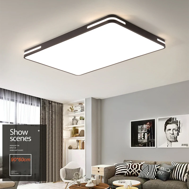 Modern LED ceiling light rectangle square round ceiling lamp indoor lighting home decor for living room bedroom kitchen fixture
