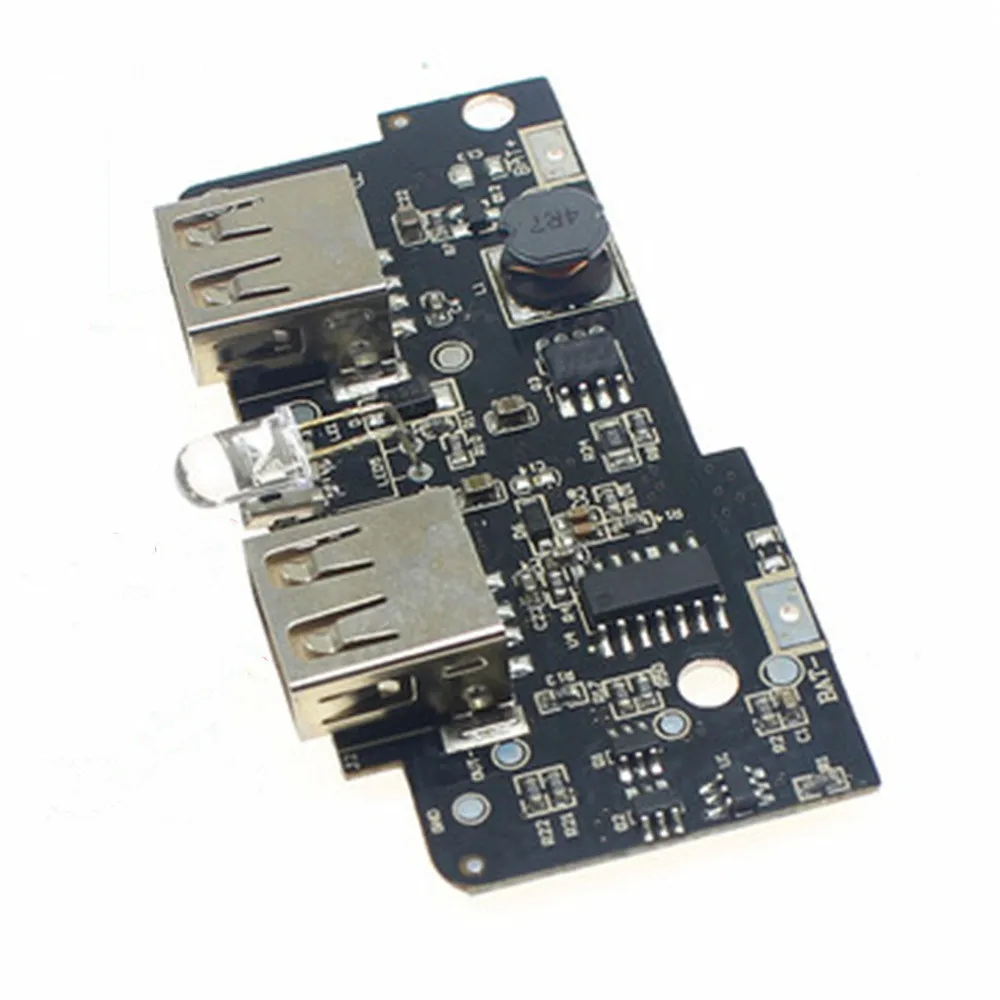 

5V 2A Power Bank Charger Module Charging Circuit Board Step Up Boost Power Supply Module 2A Dual USB Output 1A Input