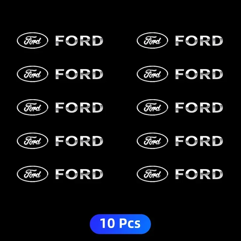 

2/5/10 шт. металлическая эмблема, автодекор, наклейки на стеклоочистители, светоотражающие наклейки на окна автомобиля для Ford Focus MK2 MK3 Mondeo Kuga, аксессуары