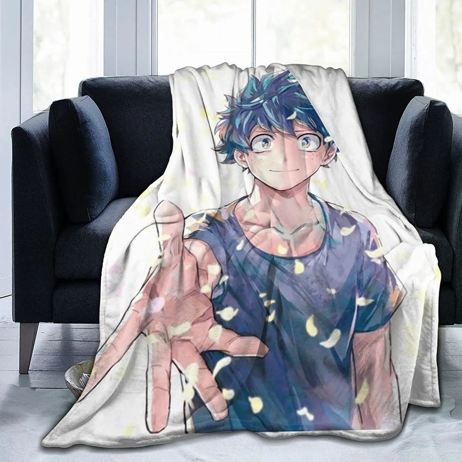 

Movie Game Anime & -53 Soft Flannel Blanket Lightweight Fleece Blanket Air Conditioner is Suitable for Bedroom Living Room Sofa