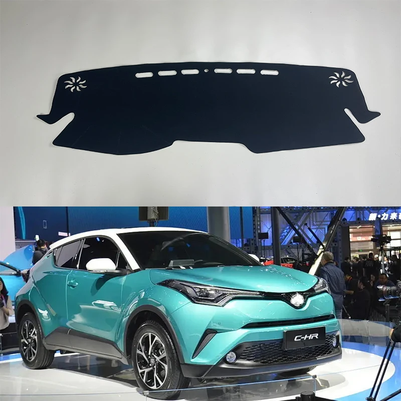 

Dashboard Cover Protective Pad for Toyota C-HR 2017 2018 2021 CHR C HR Car Accessories Dash Board Sunshade Carpet Dashmat Mat