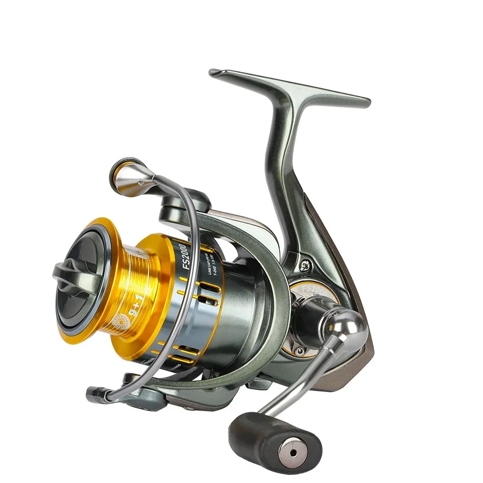 

TSURINOYA Long Casting Spinning Fishing Reel FS 2000 3000 5.2:1 7kg Drag Power Univesal Freshwater Pike Bass Light Fishing Wheel