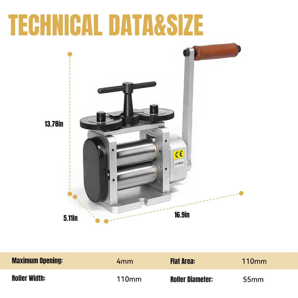 KATWAY Металлический лист плоская прокатная машина ручная 110 мм формовочные профили