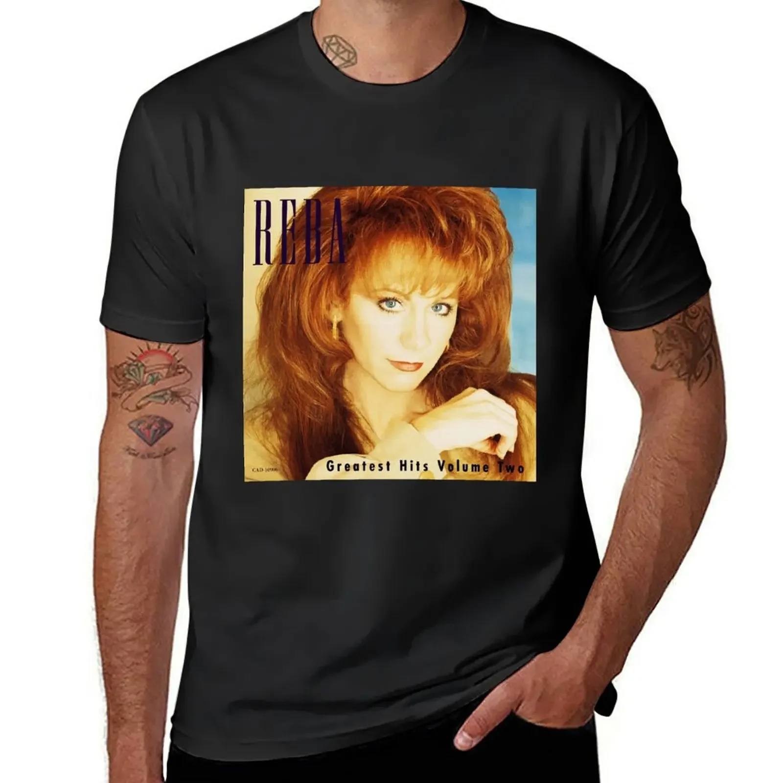 Футболка Greatest Hits Reba McEntire футболки с аниме роскошные мужские милые топы рисунком