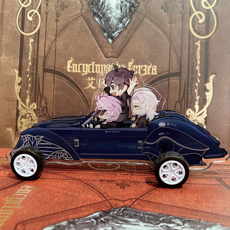 

Game Final Fantasy XIV FF14 Hythlodaeus Emet-Selch Ancient Cute Car Q Version Acrylic Stand Model Decor Cosplay Anime Gifts