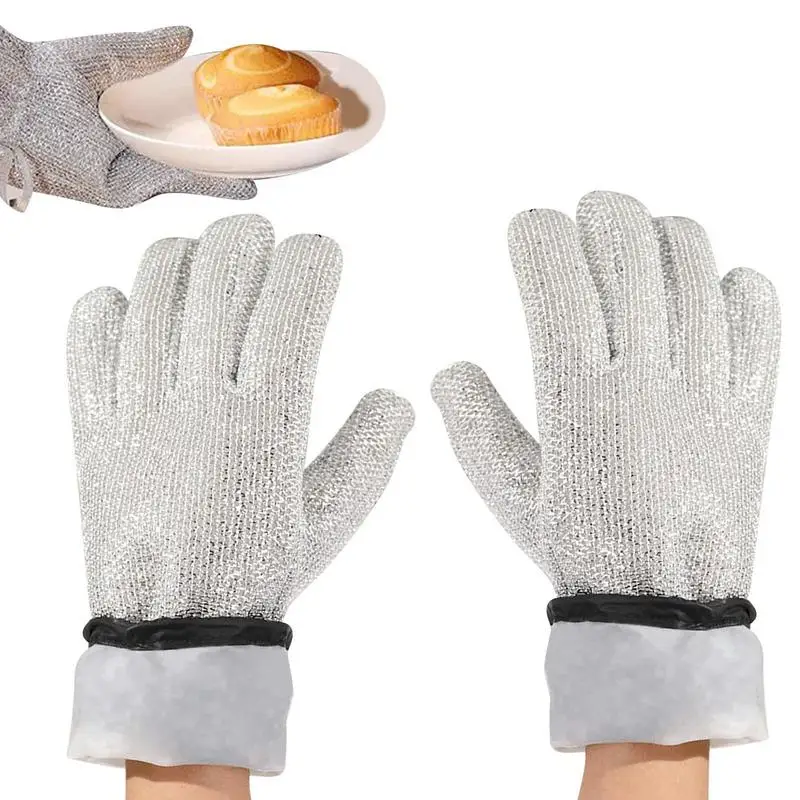 

Cleaning Gloves Dishwash Glove Wire Dishwashing Cleaning Gloves Skin-Friendly Reusable Kitchen Gloves For Washing Dishes Pots