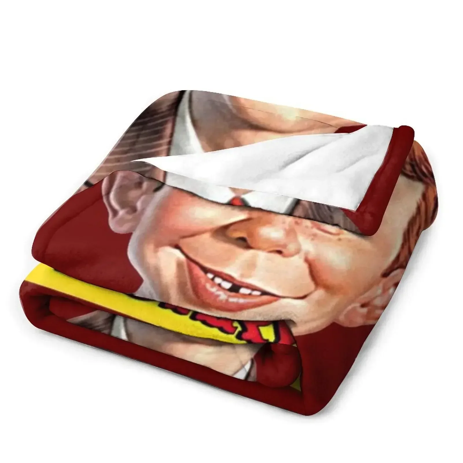 Что мне беспокойство? - Альфред Neuman v1 Плед Одеяла Диваны Украшения забавный