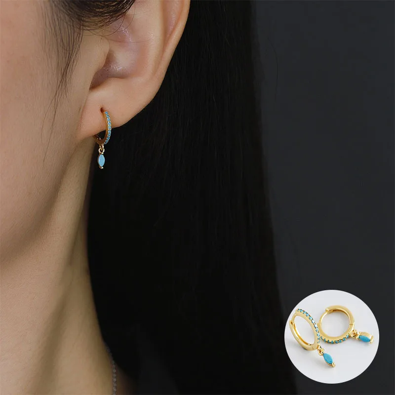 

Женские серьги из серебра 100% пробы с геометрическим рисунком