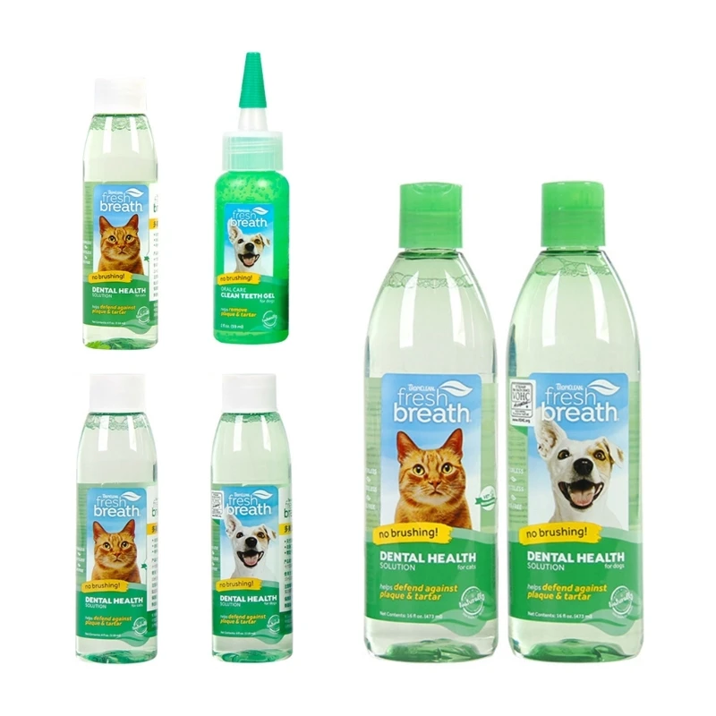 

Gentle Tooth Cleaning Water Additive Safe Dog Tartar Remover Pets Teeth HealthGentleClean Dogs PlaquesRemover Mouthwash