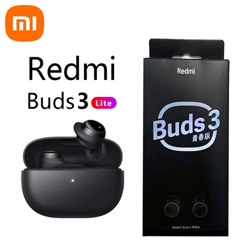 

Original Xiaomi Redmi Buds 3 Lite TWS Bluetooth 5.2 Earphone Headset IP54 18 Hours Battery Life Mi Ture Wireless Earbuds