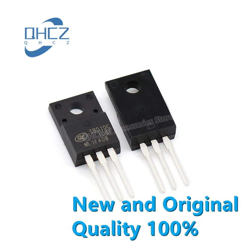 

10pcs SBD10C100F TO-220F-3L 10A 100V Schottky Diodes New and Original Integrated circuit IC chip In Stock