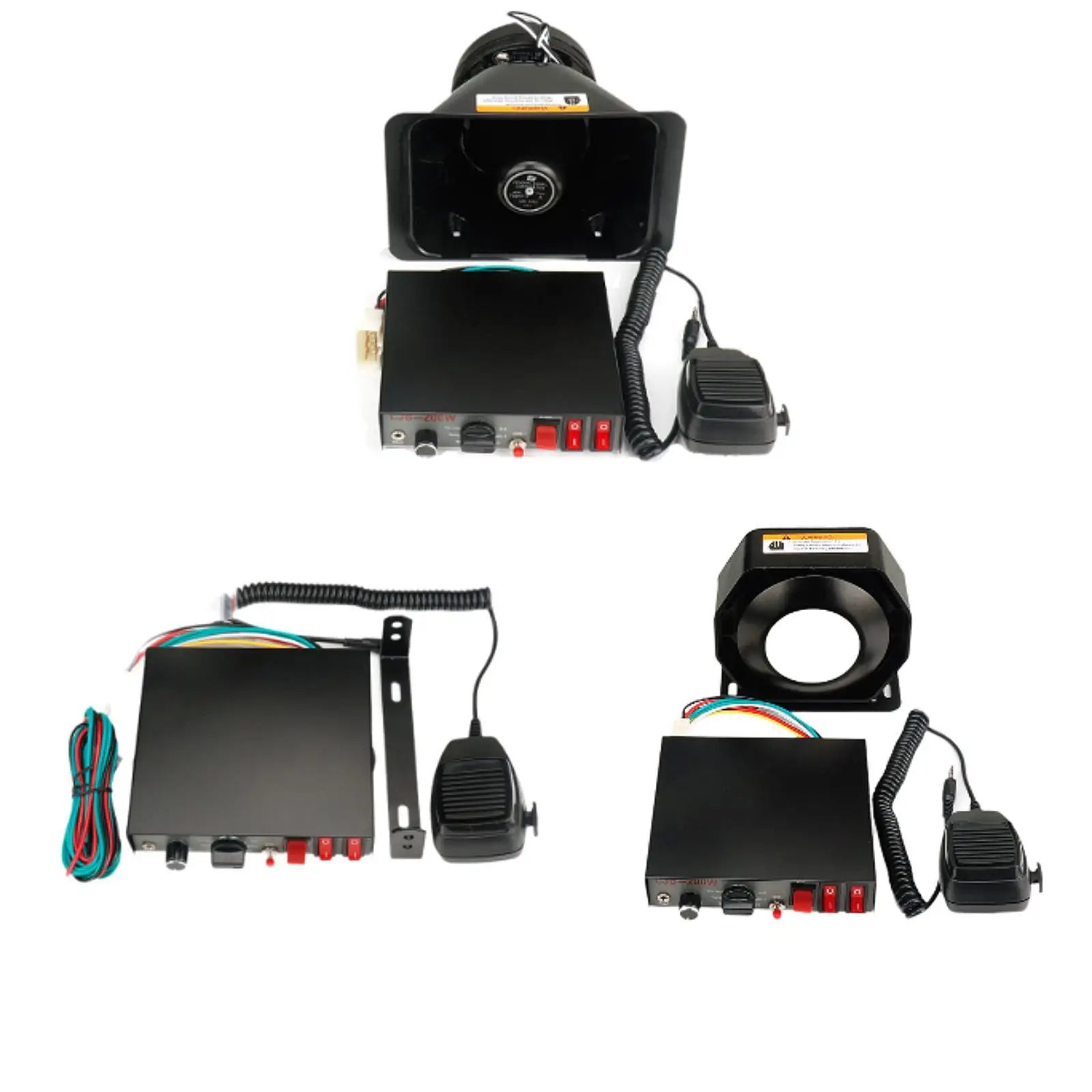 Универсальный комплект сигнализации для автомобиля с ручным микрофоном