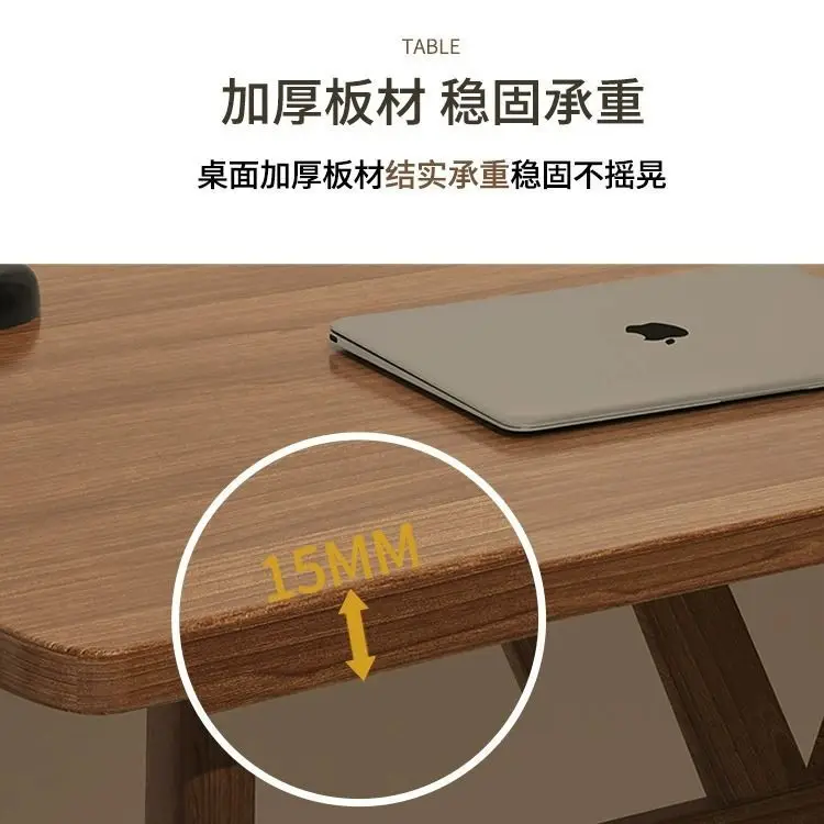 Настольный учебный стол с ящиками и круглой тумбочкой