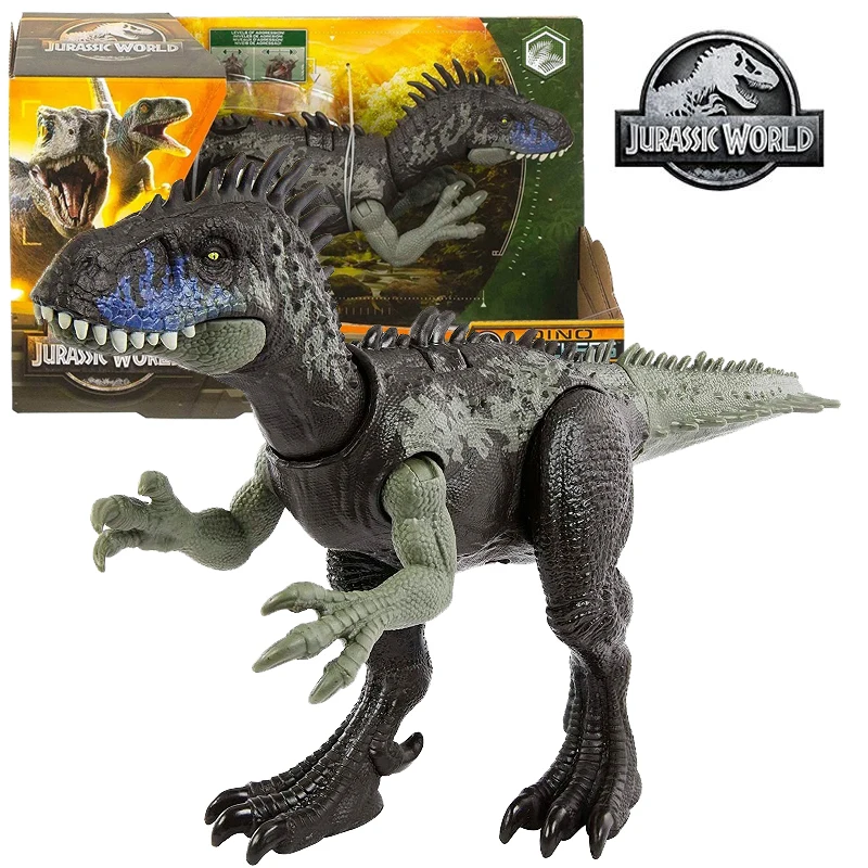 

In Stock Free Shipping Jurassic World HLP15 Dryptosaurus Wild Roaring Dinosaur Tracker Movable Model Toy Children Birthday Gift