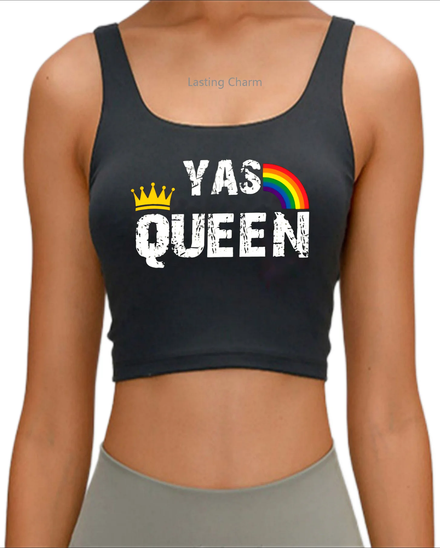 Сексуальный женский топ Yas queen ЛГБТ Сексуальный женский топ Yas queen ЛГБТ