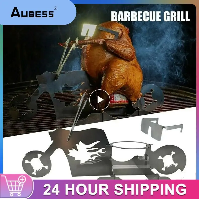 

Kitchen BBQ Accessories Tainless Steel Chickens Leg Drumstick Grill Stand Holder Barbecue Non-Stick Rack BBQ Tools Dropping