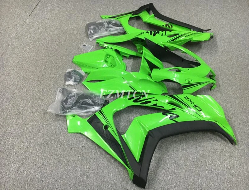 

New ABS Fairings Kit + Tank Cover Fit for Kawasaki Ninja ZX-10R ZX10R 2016 2017 2018 2019 17 18 19 Bodywork Set