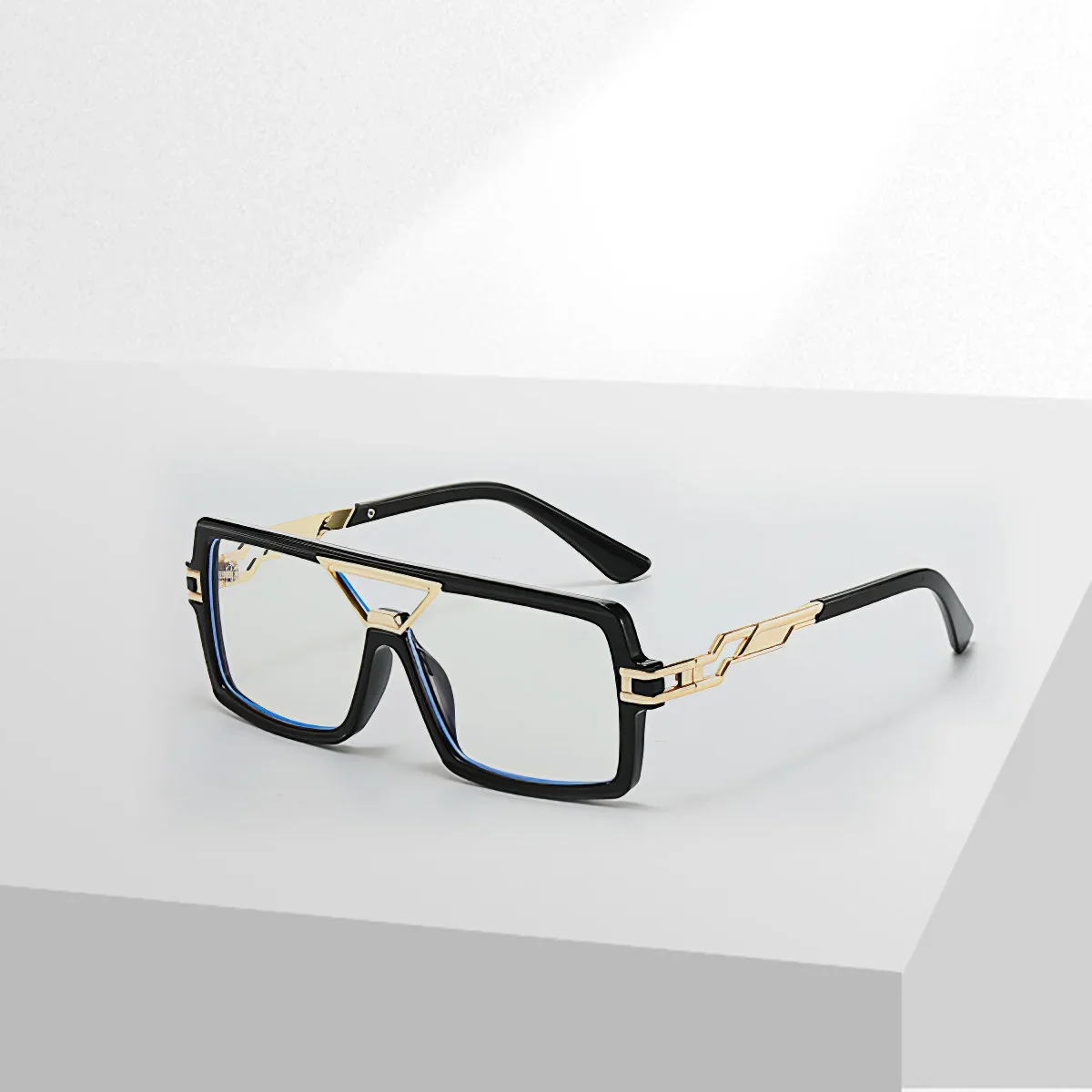 Мужские и женские голубые очки прозрачные