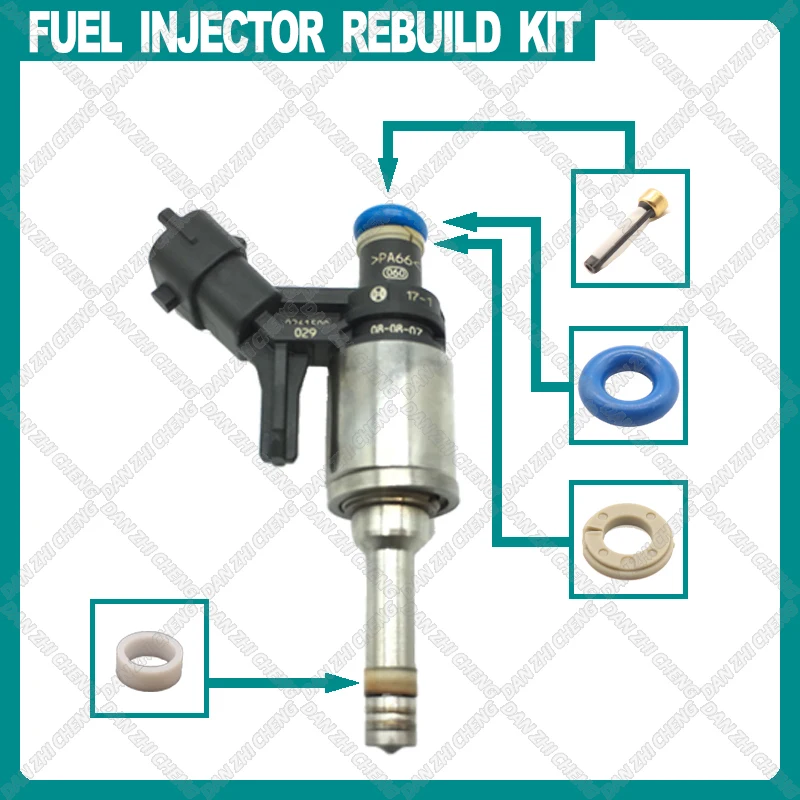 Fuel Injectors Seals O-Ring Repair Filters for  GDI 2007 - 2009 Mini Cooper Countryman 1.6L L4 0261500029 0261500073