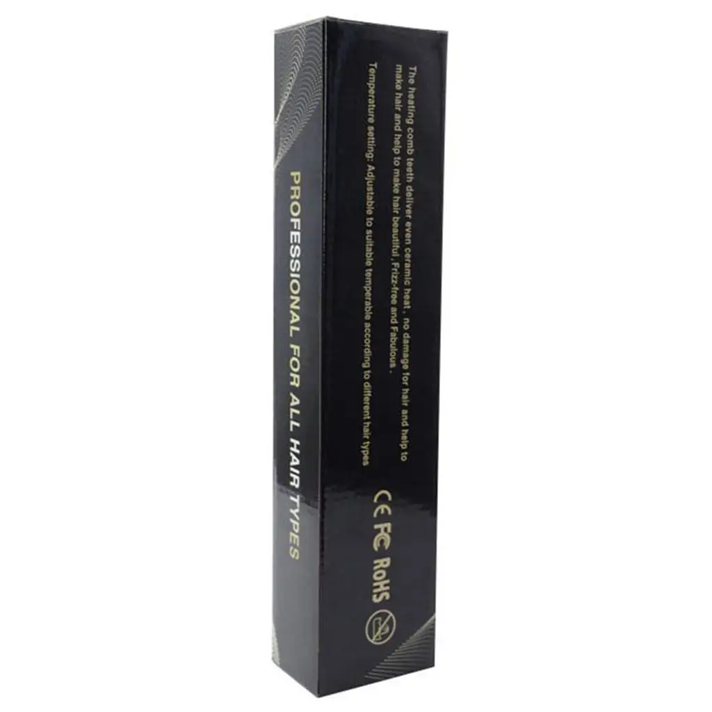 

Portable Electric Hot Comb Hair Straightening Pressing Comb Flat