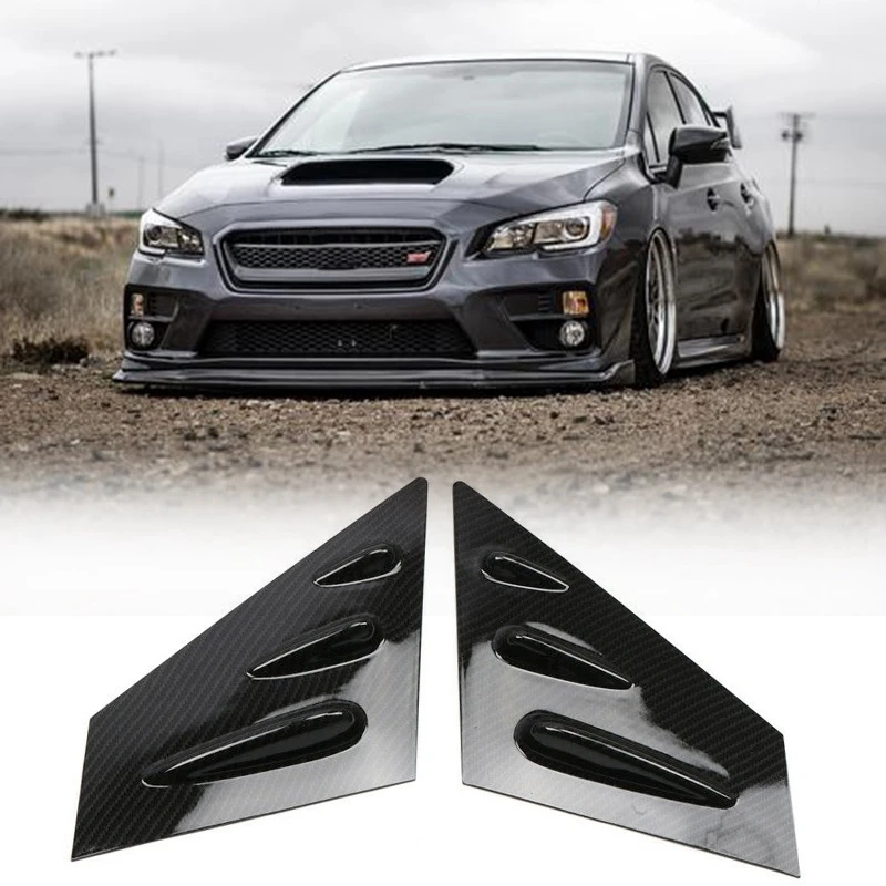 

Задние треугольные оконные жалюзи спойлер оконная наклейка для автомобиля для Subaru WRX Sti 2015-2018 аксессуары Запчасти