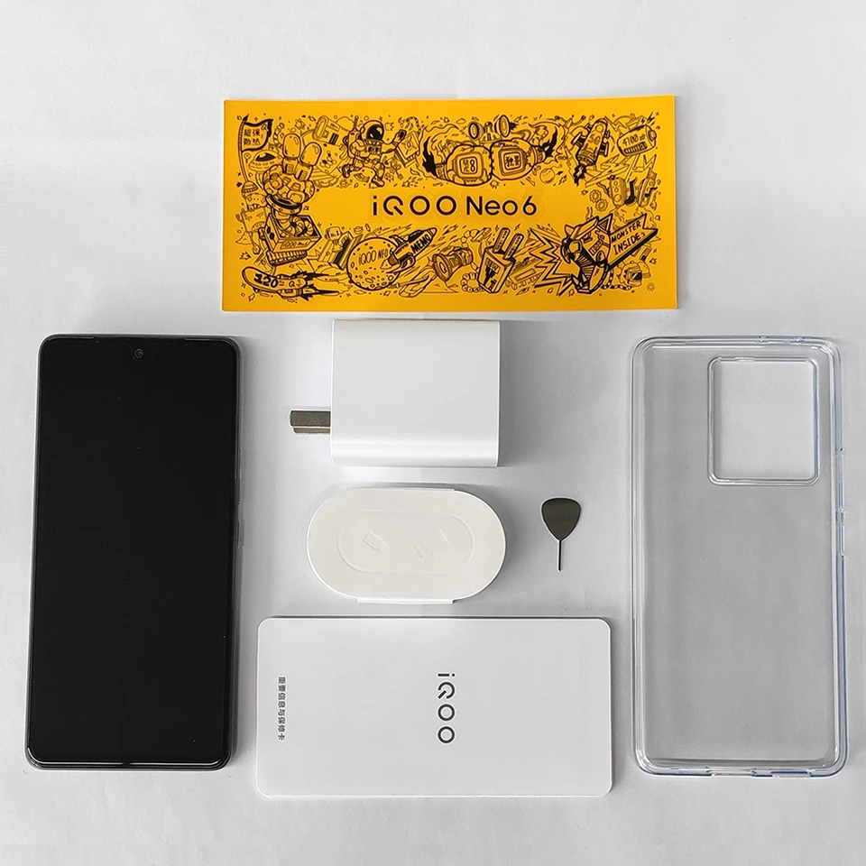 Najtaniej Vivo IQOO Neo 6 Smartphone Snapdragon 8 Gen 1 4700mAh Duża Bateria 120Hz Ekran Wyścigowy Podwójna Komórka 80W