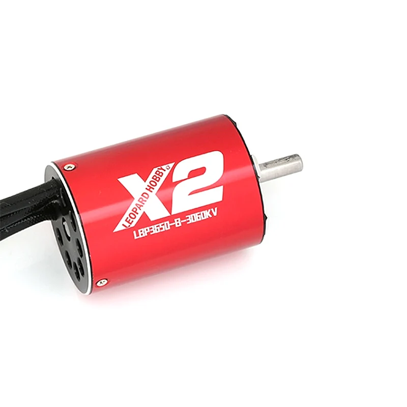 Фото Бесколлекторный инраннер-мотор FATJAY Leopard Hobby LBP3650 X2 3900KV 3060KV 2-3S Lipo 4-полюсный для радиоуправляемых лодок №2