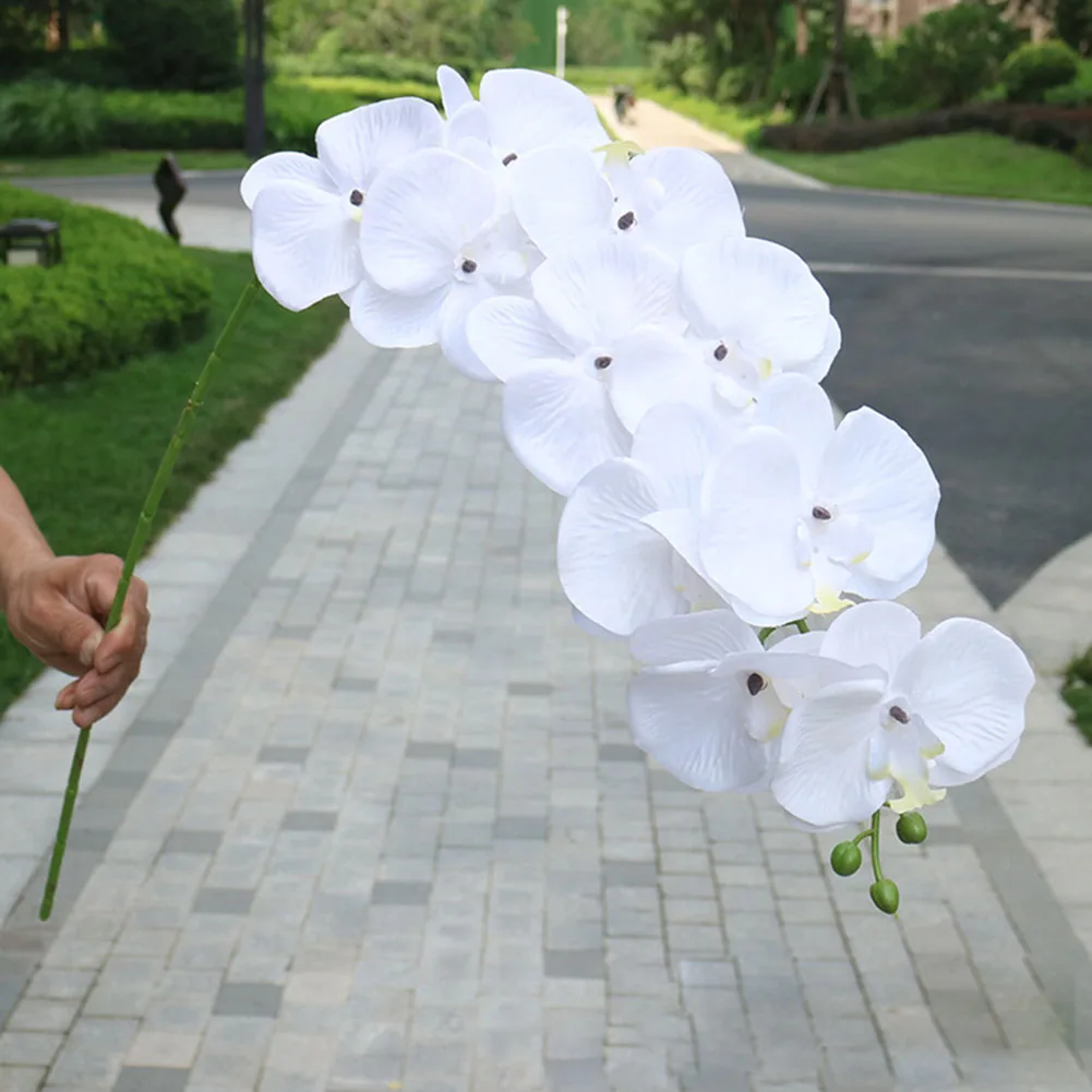 

Artificial Silk Flowers Real Touch Artificial Moth Orchid Butterfly Orchid For Home Table Wedding Festival Decoration