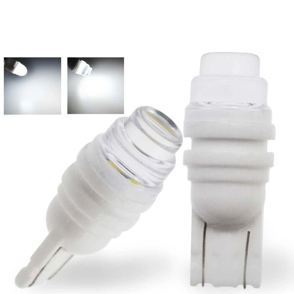 

2PCS T10 Led W5W 3030 3SMD 168 194 Ceramics Auto License Bulb Turn Signal Lamp Interior Wedge Clearance Light Dome Reading Blubs