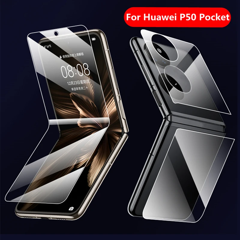 Hydrogel Film For Huawei P50 Pocket Screen Protector Anti-Scratch Ultra-thin Clear Soft Protective Film For P50Pocket Not Glass